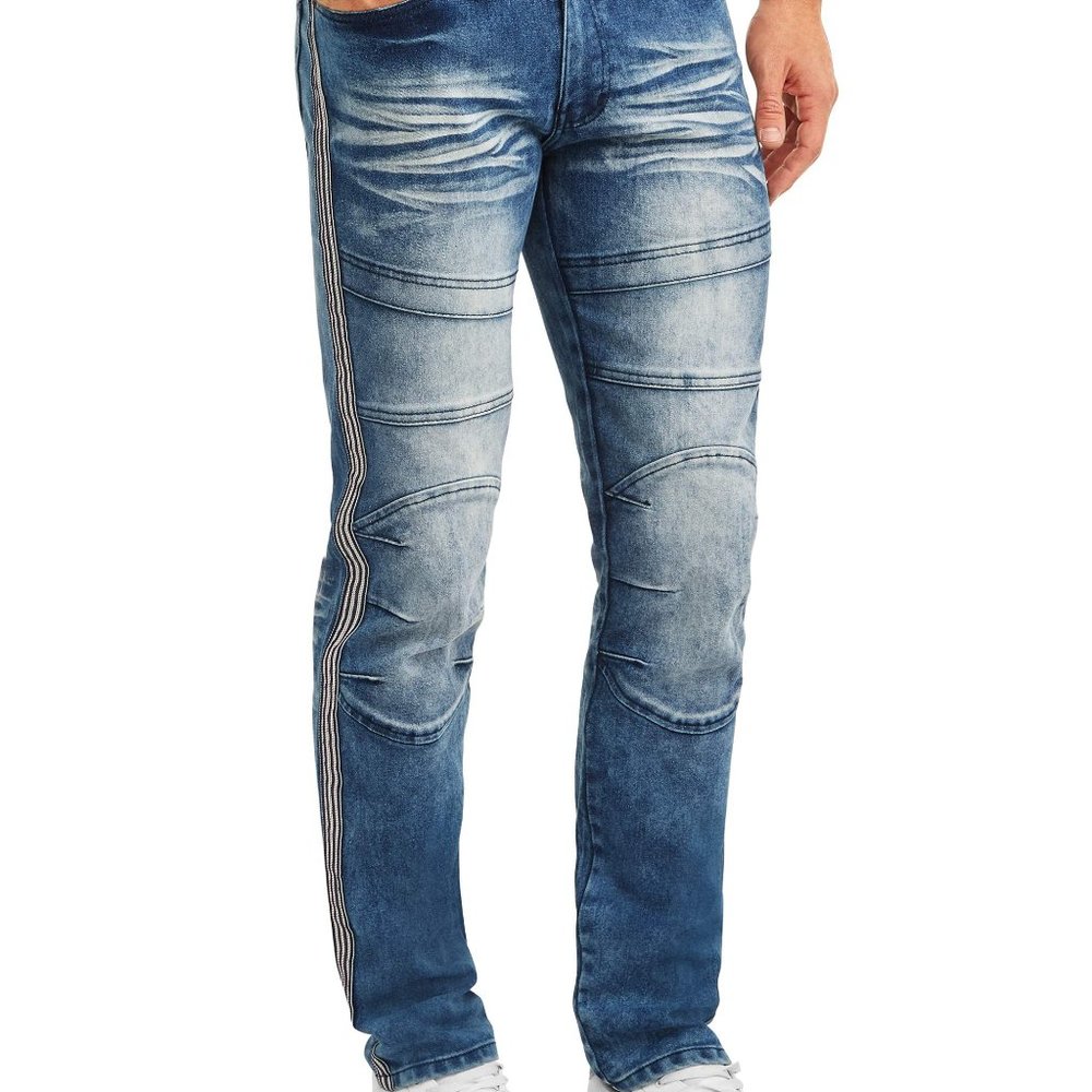 New Slim Stretch Side Stripe Jeans Pant